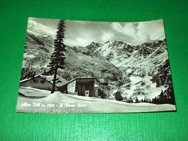 Cartolina Alpe Bill - Il Monte Rosa 1972