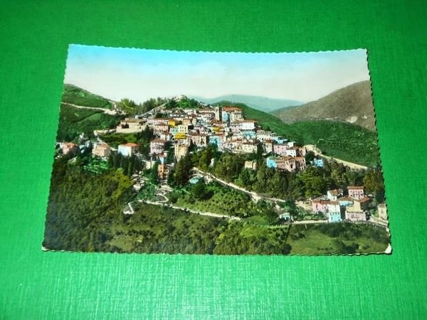 Cartolina Varese - Il Sacro Monte dall' aereo 1960