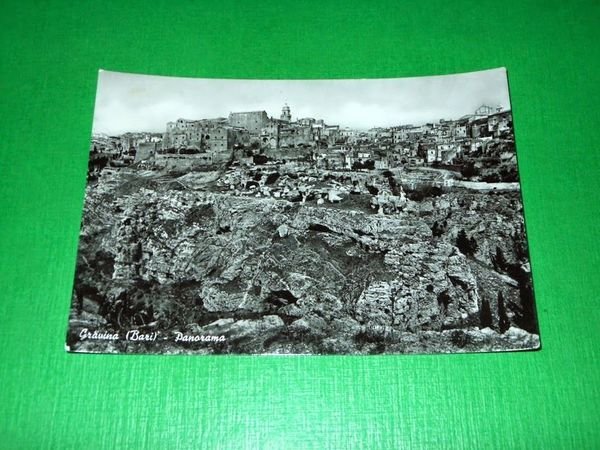 Cartolina Gravina ( Bari ) - Panorama 1957