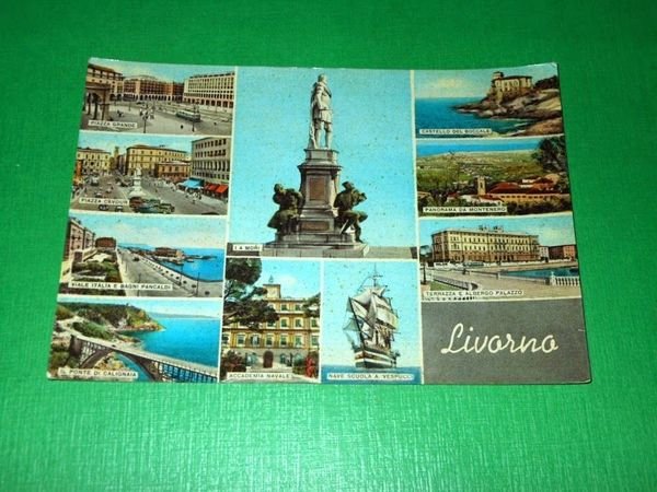 Cartolina Livorno - Vedute diverse 1962