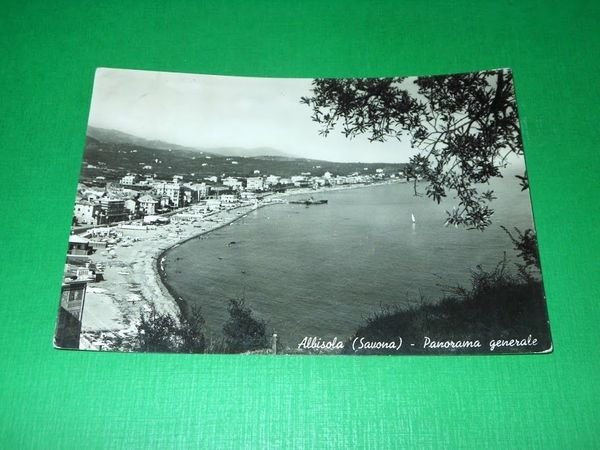 Cartolina Albisola ( Savona ) - Panorama generale 1948