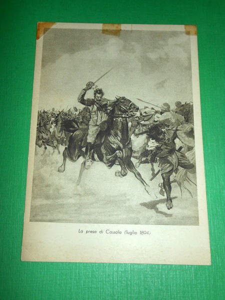 Cartolina Militaria Colonie - La presa di Cassala ( luglio …