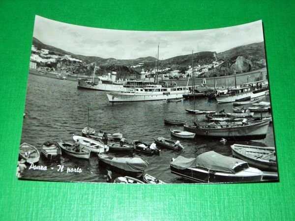Cartolina Ponza - Il porto 1960 ca #3