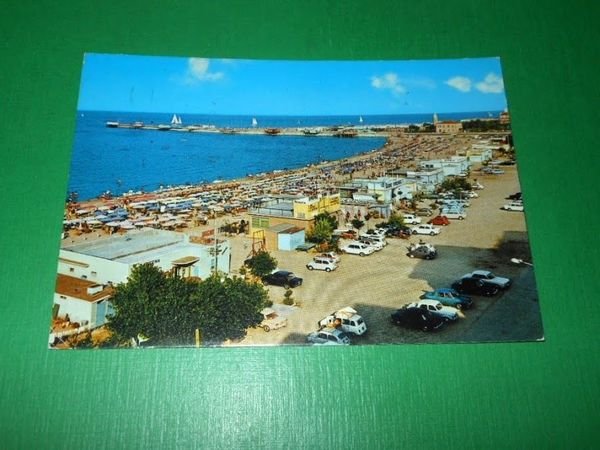 Cartolina Cesenatico - Spiaggia 1978