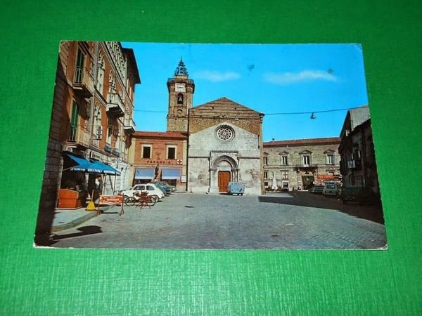Cartolina Vasto - Piazza L. V. Pudente - Cattedrale di …
