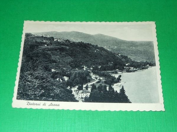 Cartolina Dintorni di Arona - Scorcio panoramico 1938 | Immagine principale