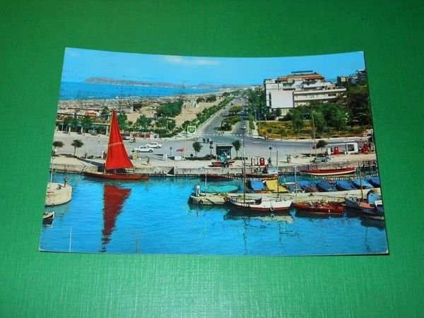 Cartolina Riccione - Lungomare 1966