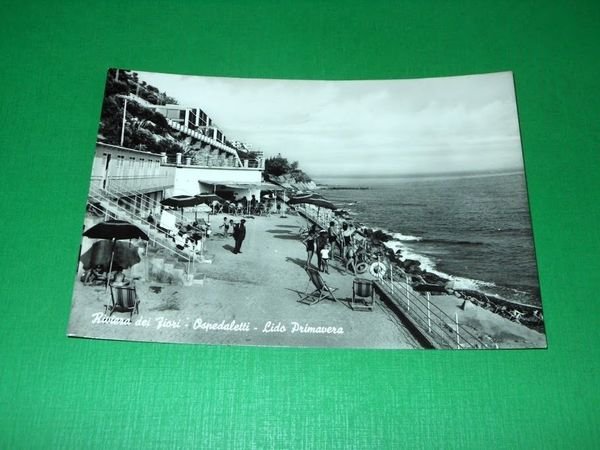 Cartolina Ospedaletti - Lido Primavera 1958
