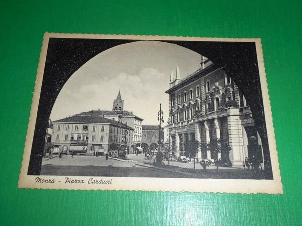 Cartolina Monza - Piazza Carducci 1941