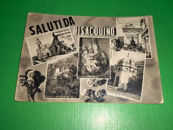 Cartolina Saluti da Bisacquino - Vedute diverse 1963 | Immagine principale