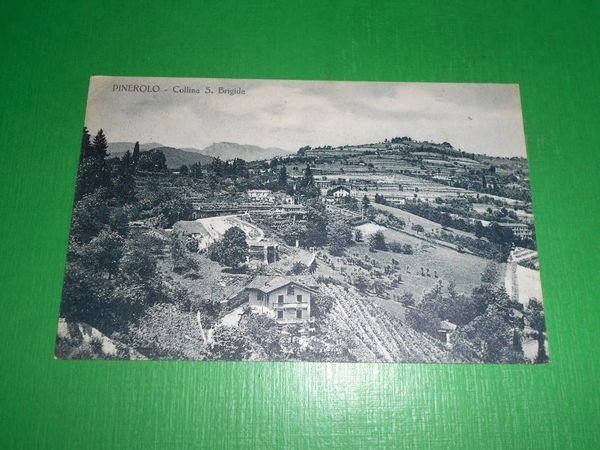 Cartolina Pinerolo - Collina S. Brigida 1932