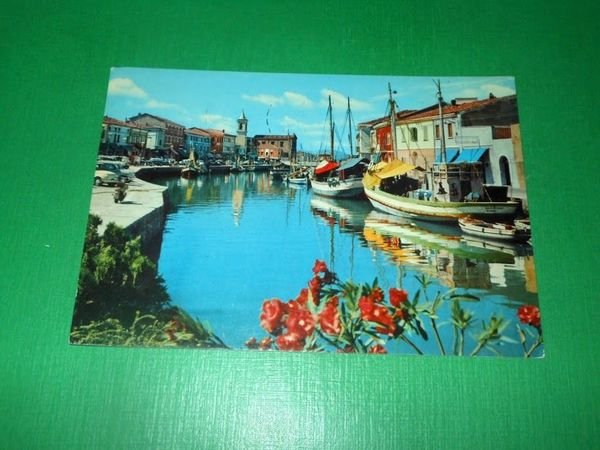 Cartolina Cesenatico - Porto Canale 1969