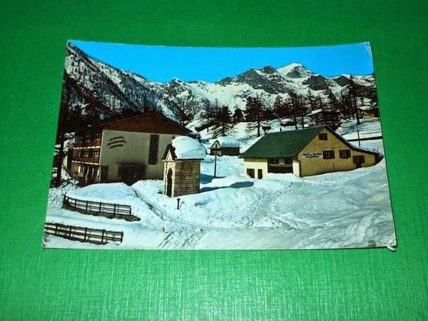 Cartolina Varzo - S. Domenico - Sullo sfondo M. Leone …