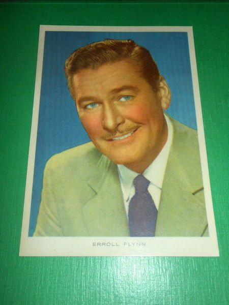Cartolina Cinema Film - Attore Errol Flynn 1909-1959 | Immagine principale