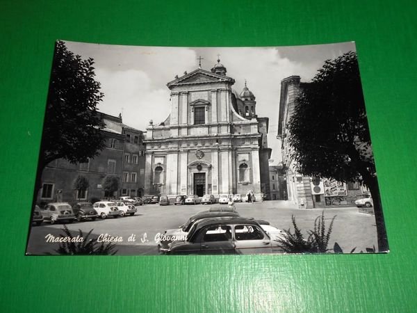 Cartolina Macerata - Chiesa di S. Giovanni 1960 ca