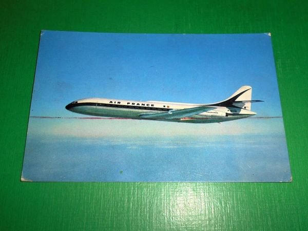 Cartolina Aviazione Volo - Air France - Caravelle 1961