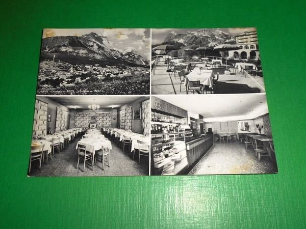 Cartolina Cortina D'Ampezzo - Bar Ristorante Vienna 1963