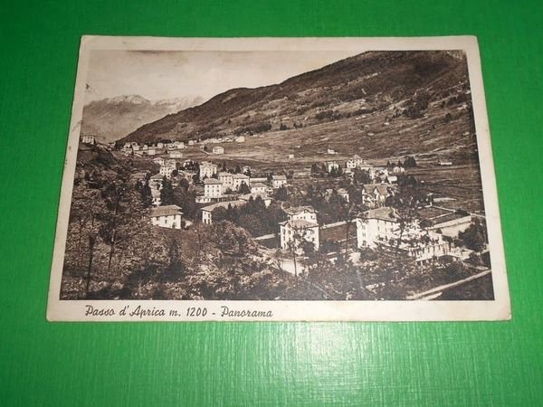 Cartolina Passo d' Aprica - Panorama 1950