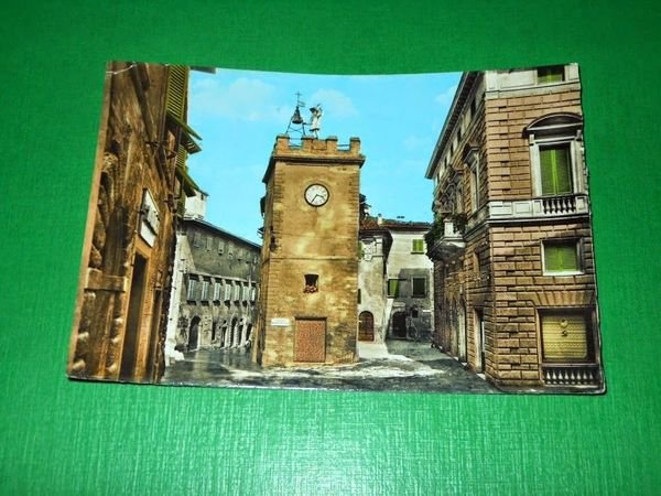 Cartolina Montepulciano - Torre di Pulcinella 1970 ca