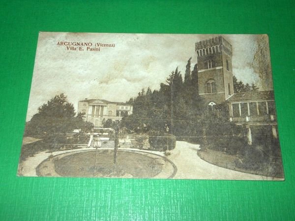 Cartolina Arcugnano ( Vicenza ) - Villa E. Pasini 1918
