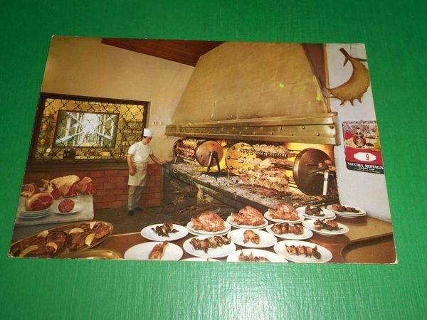 "Cartolina Pontassieve - Ristorante con giardino "Il Girarrosto" 1965 ca"