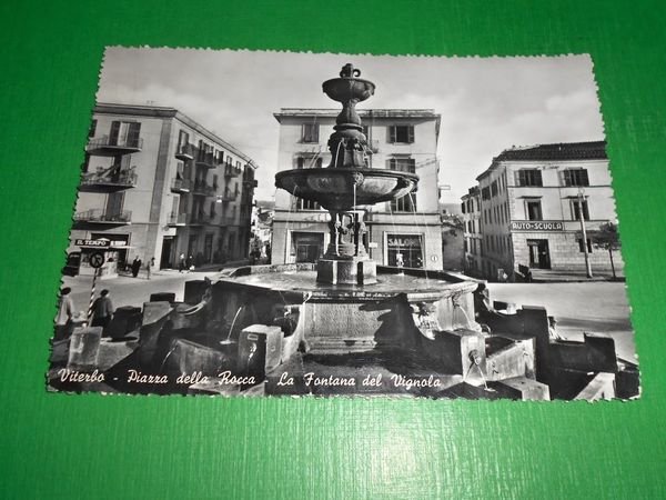 Cartolina Viterbo - Piazza della Rocca - La Fontana del …