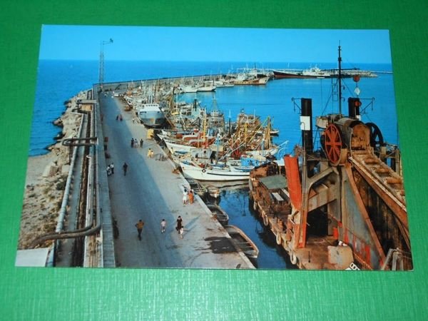 Cartolina San Benedetto del Tronto - Il Porto 1965 ca