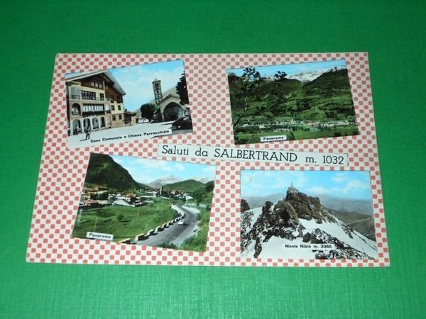 Cartolina Saluti da Salbertrand - Vedute diverse 1960 ca