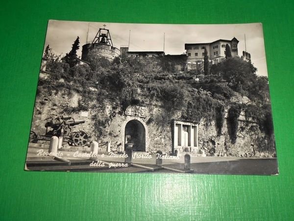 Cartolina Rovereto - Castello e Museo Storico Italiano della guerra …