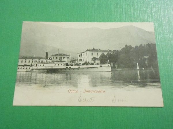 Cartolina Colico - Imbarcadero 1903