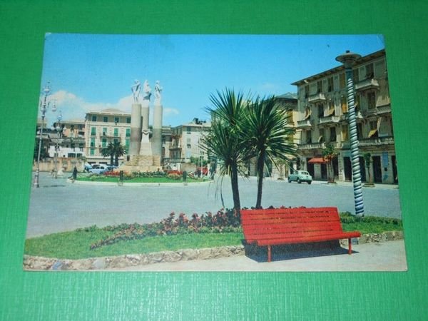 Cartolina Lavagna - Piazza Vittorio Veneto 1967