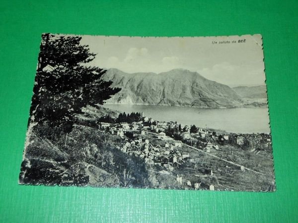 Cartolina Un saluto da Beè - Panorama 1955