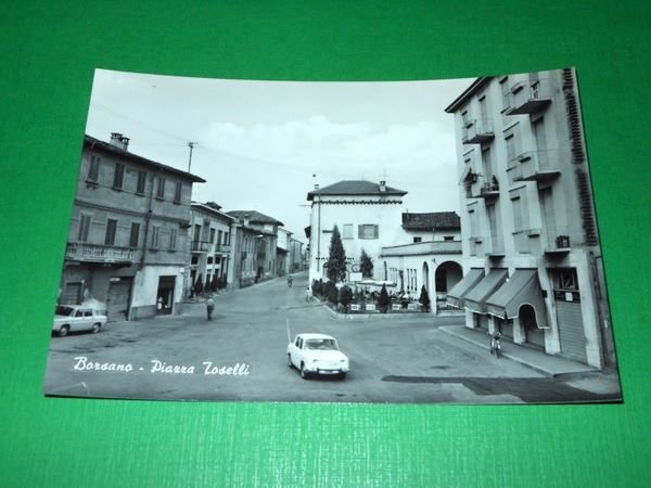 Cartolina Borsano - Piazza Toselli 1955 ca