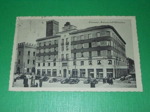 Cartolina Cremona - Palazzo dell' Adriatica 1956