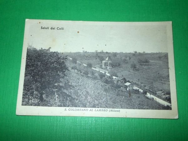 Cartolina San Colombano al Lambro ( Milano ) - Veduta …