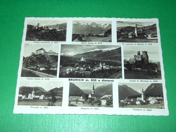 Cartolina Brunico e dintorni - Vedute diverse 1941