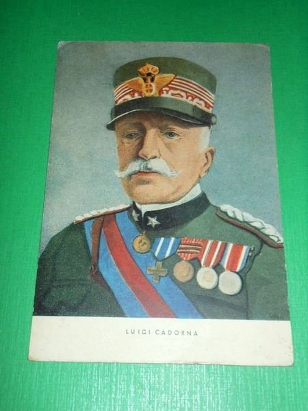 Cartolina Militaria - Il Generale LUIGI CADORNA 1930 ca