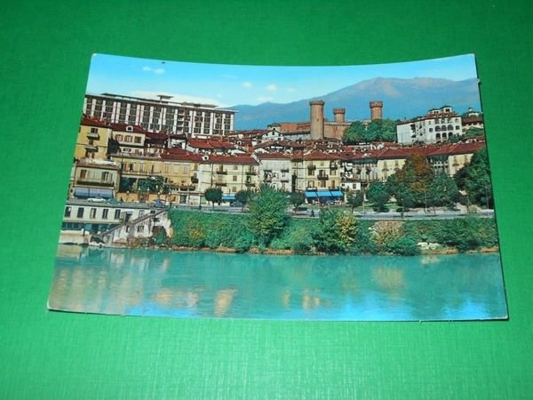 Cartolina Ivrea - Panorama e Castello del Conte Verde 1961 | Immagine principale