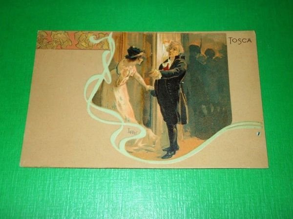 Cartolina Lirica Opera Giacomo Puccini - TOSCA - Illustrata da …