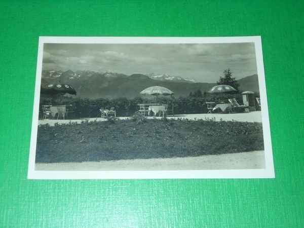Cartolina I Grandi Alberghi della Mendola - Vista dal Giardino …