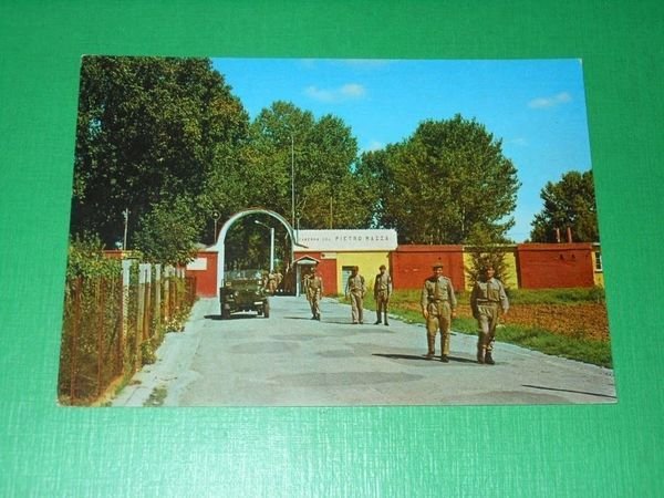 Cartolina Casale Monferrato - Caserma Col. Pietro Mazza 1970 ca