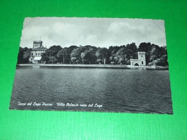 Cartolina Torre del Lago Puccini - Villa Orlando vista dal …