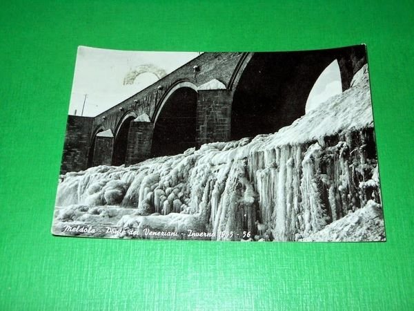 Cartolina Meldola - Ponte dei Veneziani - Inverno 1955 / …