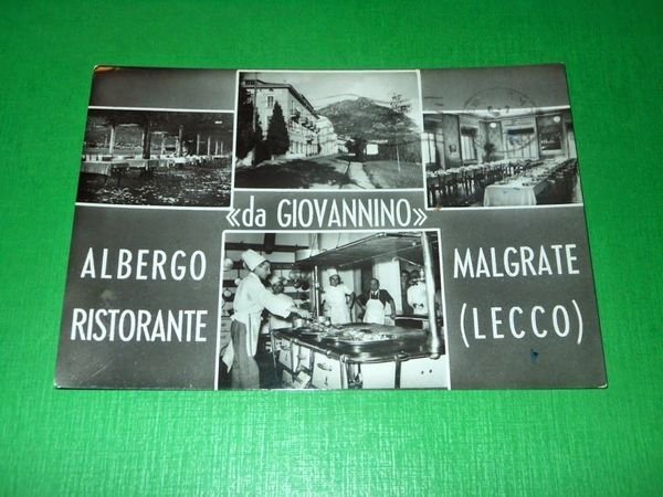 Cartolina Malgrate ( Lecco ) - Albergo Ristorante "da Giovannino" …