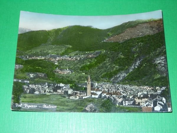 Cartolina Val Vigezzo - Malesco - Panorama 1958