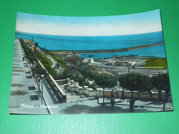 Cartolina Ortona - Panorama 1957