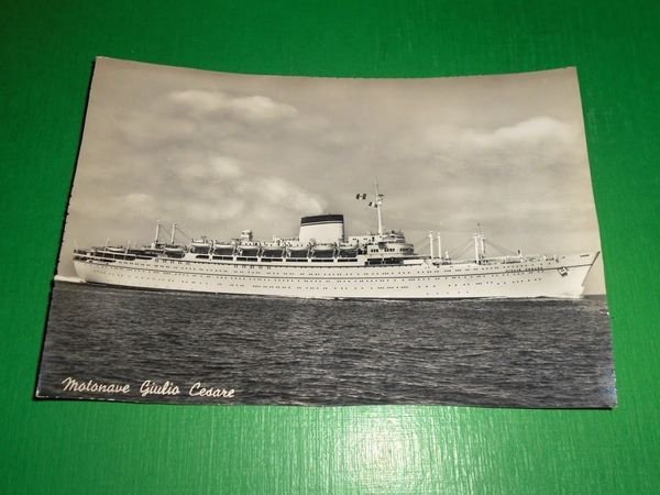 Cartolina Navigazione Navi - Motonave Giulio Cesare 1950 ca | Immagine principale