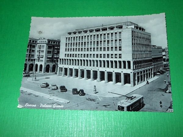 Cartolina Livorno - Palazzo Grande 1958