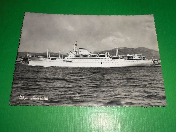 Cartolina Navigazione - M/n Australia 1950 ca.