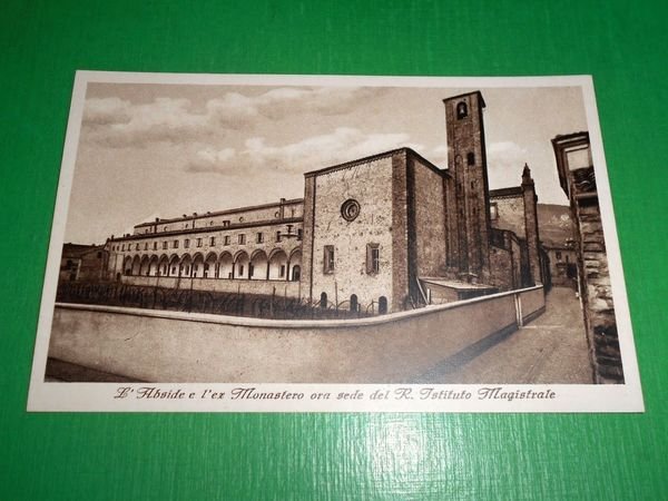 Cartolina S. Colombano ( Bobbio ) - L'Abside ed ex …